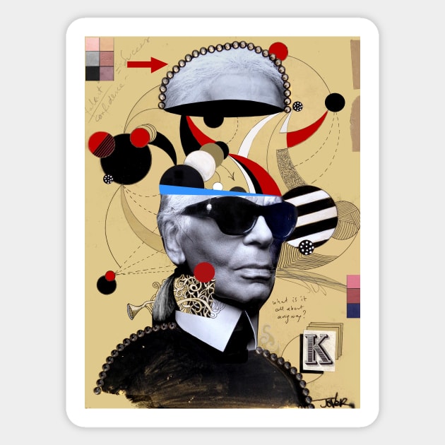 Deconstructed KL Sticker by Loui Jover 